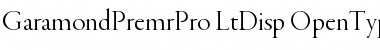 Garamond Premier Pro Font