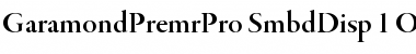 Garamond Premier Pro Font