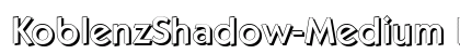KoblenzShadow-Medium Regular preview