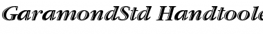 ITC Garamond Handtooled Std Bold Italic Font