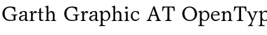 Garth Graphic AT Regular Font