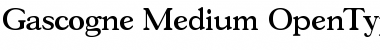 Gascogne-Medium Regular Font