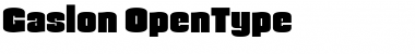 Download Gaslon Font Download Gaslon Font