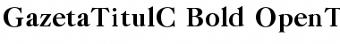 GazetaTitulC Bold Font