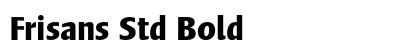 Frisans Std Bold Preview