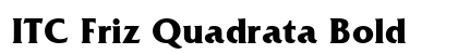 ITC Friz Quadrata Bold preview