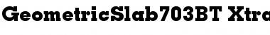 Geometric Slabserif 703 Font