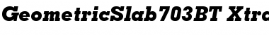 Geometric Slabserif 703 Font