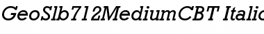 GeoSlb712MediumC BT Font