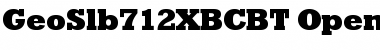 GeoSlb712XBC BT Font