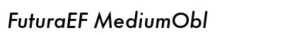 FuturaEF MediumObl Preview