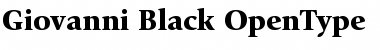 ITC Giovanni Black Font