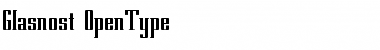 Glasnost Regular Font