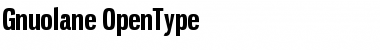 Gnuolane Regular Font Gnuolane Regular Font