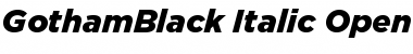 GothamBlack Font