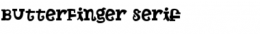 ButterFinger Serif Font