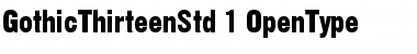 Gothic 13 Std Font