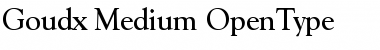 Goudx-Medium Regular Font