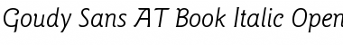 Download Goudy Sans AT Book Font