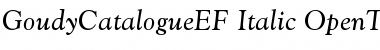 GoudyCatalogueEF Font