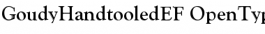 Download GoudyHandtooledEF Font