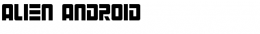 Alien Android Regular Font Alien Android Regular Font