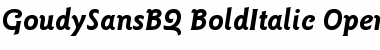 Goudy Sans BQ Font