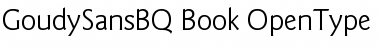 Goudy Sans BQ Font