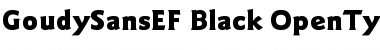 GoudySansEF Black Font GoudySansEF Black Font