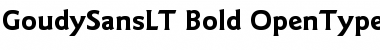 ITC Goudy Sans LT Bold Font