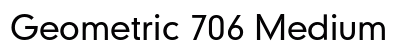 Geometric 706 Medium preview