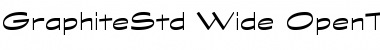 Graphite Std Wide Font