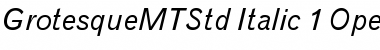 Download Grotesque MT Std Font