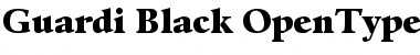 Guardi 95 Black Font