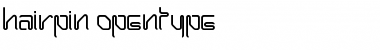 Hairpin Regular Font Hairpin Regular Font
