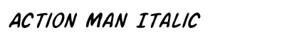 Action Man Italic preview