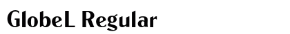 GlobeL Regular preview