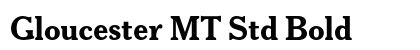 Gloucester MT Std Bold preview