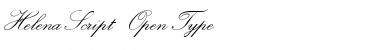 HelenaScript Regular Font