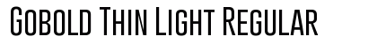 Gobold Thin Light Regular Preview