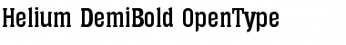 Helium-DemiBold Regular Font Helium-DemiBold Regular Font
