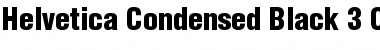 Helvetica Black Condensed Font