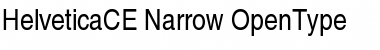 Helvetica CE Narrow Font