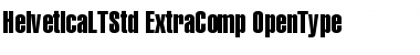 Helvetica LT Std Extra Compressed Font