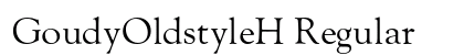 GoudyOldstyleH Regular preview