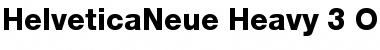 Helvetica Neue 85 Heavy Font