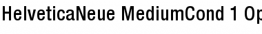Helvetica Neue 67 Medium Condensed Font