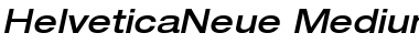 Helvetica Neue 63 Medium Extended Oblique Font