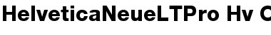 Helvetica Neue LT Pro 85 Heavy Font