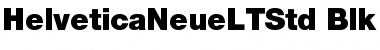 Helvetica Neue LT Std Font